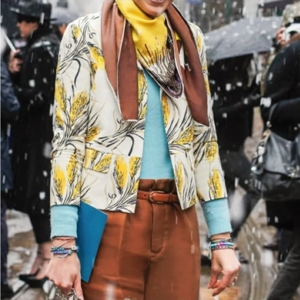 Tory Burch Rimon printed jacket Size 4